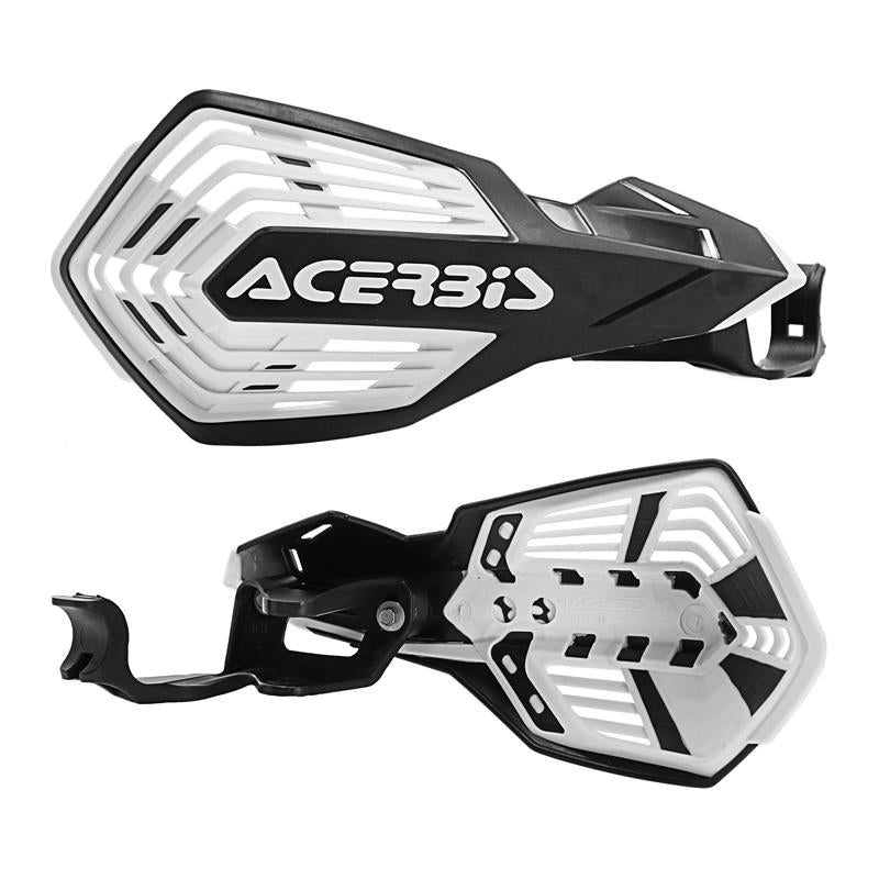 Acerbis 2024 K-Future KH Motocross Handguards Black White Kawasaki KX 450 X 2024